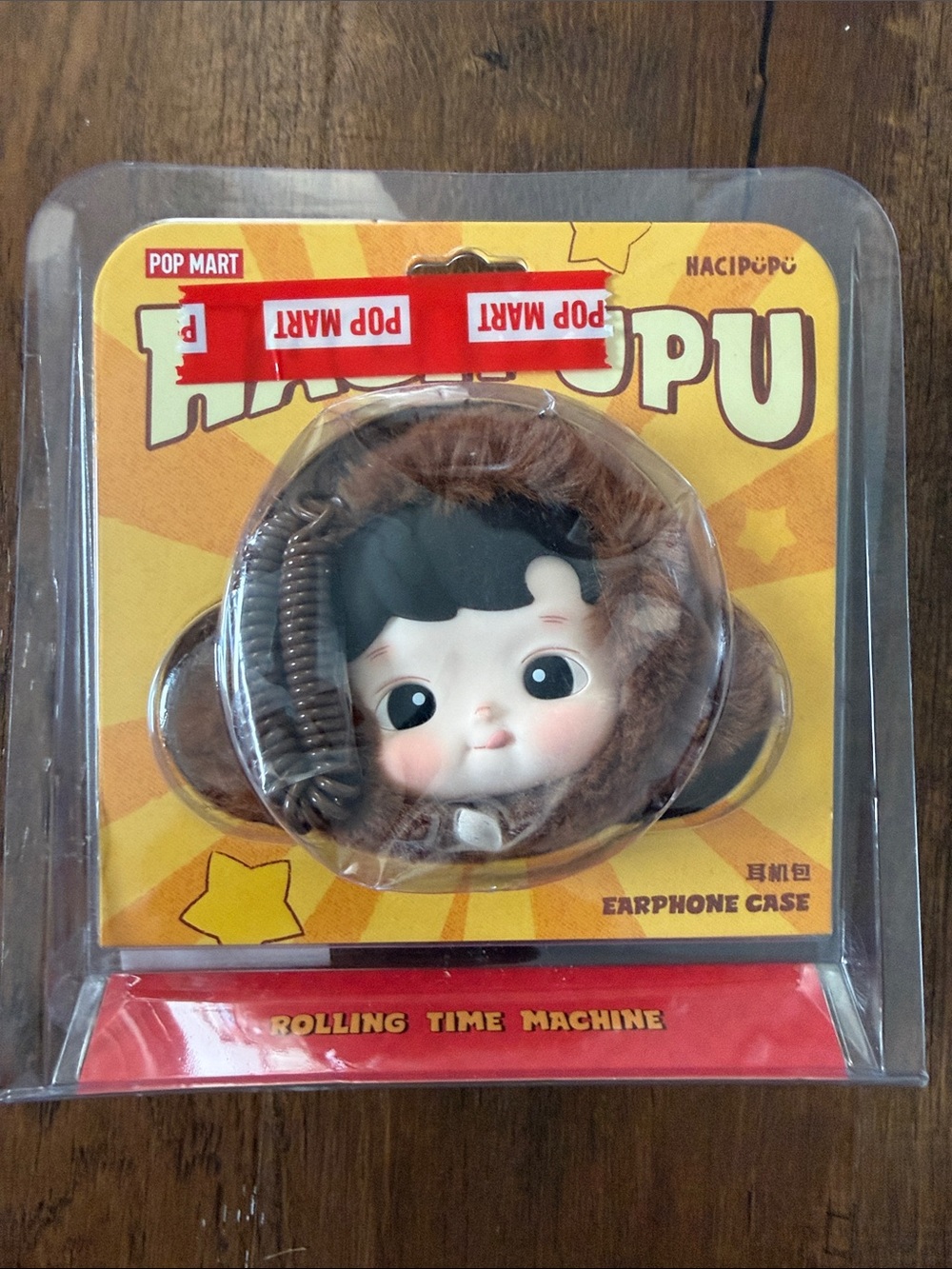 Pop Mart Hacipupu Rolling Time Machine Earphone Case